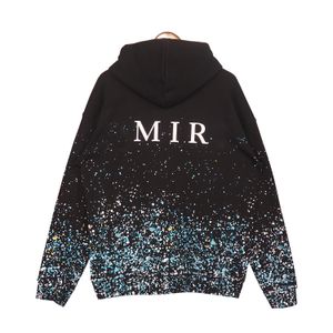 Mens Designer Hoodies Starry Sky Splash Ink Lettre Logo Imprimer High Street Couple Pull À Capuche Tendance Casual Oversize 22ss Hoodies M-XXL Sweats Lâches