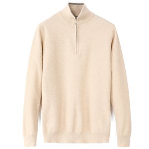 mens designer Hot Luxury Sweater Hommes O-cou Casual Knit Jumpers zip Pulls Hommes Longs Pulls Célèbre Jeunesse automne hiver pull