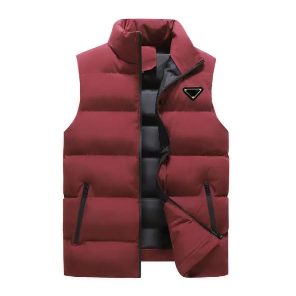 Chaqueta de diseñador para hombre Abrigo Hombres y mujeres Lujo Abajo Canadá / EE. UU. Estilo Chaleco Chaqueta Estilo canadiense Alta calidad Invierno Chaleco cálido para hombre Manga larga Cremallera Insignias Hombres