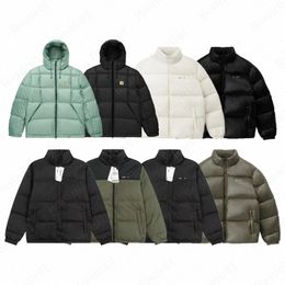Diseñador para hombre Carhart chaqueta con capucha Carhart puffer abajo chaqueta mujer cálida Parka Trend Chaquetas de invierno Outwear al aire libre Abrigos gruesos