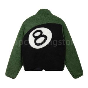 Chaquetas de diseñador para hombre Otoño Invierno Abrigo térmico grueso Bola 8 Chaqueta para mujer Lana de cordero Moda Streetwear4