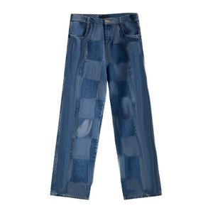 Jeans de créateur pour hommes jeans violets nigo classiquesTassel denim endommagé pantalon trou jean de créateur coupe slim