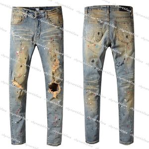 Hommes Designer Jeans mode maigre droite Slim Slim jean Hommes Casual Biker Denim Pantalon Trouble Pantalon long