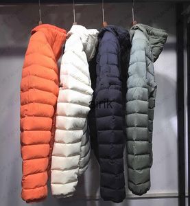 Diseñador para hombre Luxury Down Marca italiana White Duck Parka 2023 Nuevas chaquetas de moda ligeras con capucha