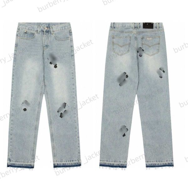 Mens Designer Make Old Washed Chromees Hearts Jeans Chrome Pantalon droit Coeur Croix Broderie Lettre Prints pour Femmes Hommes Casual Long Style CH jeans A53