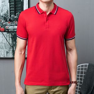 heren poloshirt mode borduurshirt korte mouwen tops kraag polokleding mannelijke business casual polo classic