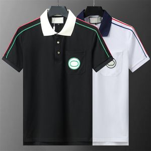 Polo de créateur masculin pour l'homme High Street Italie Broidement MARCHES Vêtements à manches courtes à manches courtes à manches courtes