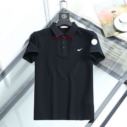 Herenontwerper Polo shirts luxe merk m polo shirts heren polo modeontwerp korte mouw stylist tops zomerse kleding kleding