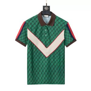 Designer-polo's voor heren, merkborduurkleding, herenstof, polo-t-shirt met O-kraag, casual T-shirt