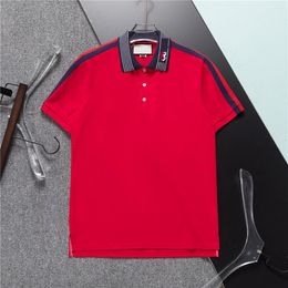 polos de diseñador para hombre camisa polos polos de verano diseñador de nuevas camisetas de lujo para mujer vacaciones manga corta moda casual monograma impresión rejilla tamaño superior m-xxxl