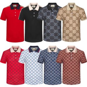 Hommes Designer Polos Chemises pour homme High Street Italie Broderie Jarretière Serpents Petites Abeilles Impression Marques Vêtements Coton Vêtements Medusa Chemises ff Top M-XXXL