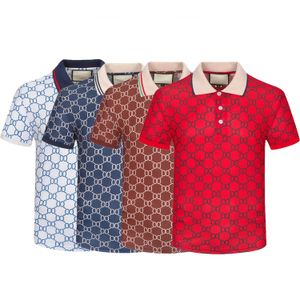 Heren Designer Polo's Shirts voor heren High Street Italië Borduren Kousenband Slangen Kleine bijen Afdrukken Merken Kleding Cottom Kleding medusa shirts ff Top M-XXXL