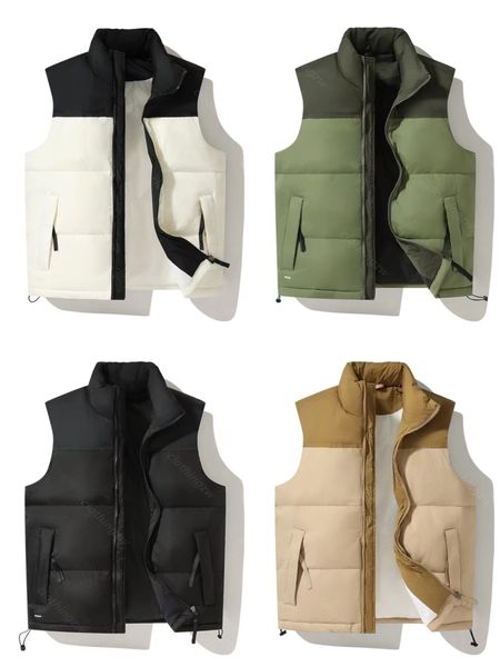 designer hommes bodywarmer puffer gilet doudoune hommes gilets gilet mâle hiver vers le bas gilet unisexe couple bodywarmer femme mans veste sans manches en plein air chaud