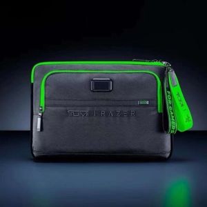 Herenontwerper Razer aktetas Bag Document Case Fashion Thundernake Co merk Handheld Business Men Ballistic Nylon Chest Bag Attache Case Bag laptoppakket