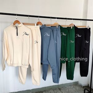 Mens Designer Rhude Hoodies Sweats À Capuche De Luxe Femmes Broderie Vêtements High Street Print Hoodies Automne Pull Sweat Pur Coton