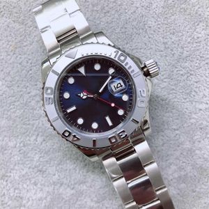 Heren designer Rolx roestvrijstalen automatisch mechanisch horloge YatchMaster herenkwaliteit 40 mm blauwe wijzerplaat 116622 sluiting saffierglas Wri2749 X