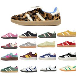 Diseñador de hombres Sambabas Decon Shoes Women Gazzellese Indoor Zapato Indoor Gazzlle Bold Casual zapatos de zapatillas de cuero premium