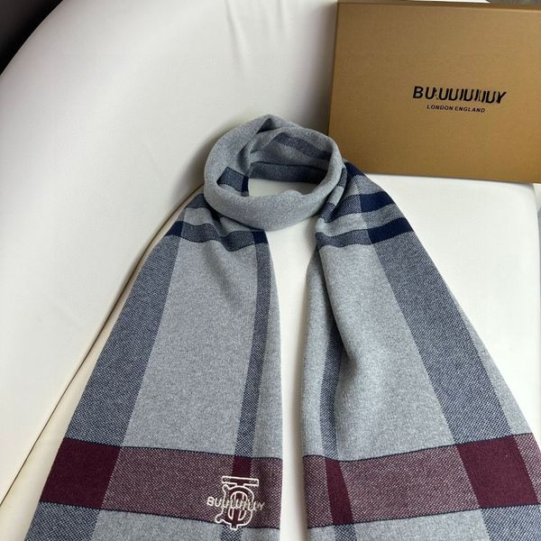 Bufanda de diseñador para hombre Invierno de alta calidad Mantenga cálido Pashmina Mantón Estilo de lujo Bufanda 100% cachemira Nueva fiesta de bodas Cumpleaños Regalo de amor Bufandas