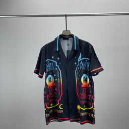 Chemise de créateur pour hommes d'été à manches courtes chemise boutonnée décontractée chemise de bowling imprimée style de plage T-shirt respirant vêtements # 201