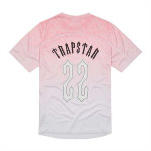 Chemise de créateur pour hommes Trapstar Football Jersey T-shirts Couples Lettre T-shirts Femmes Trapstars Pulls à la mode T-shirts Wn21