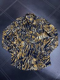 Hommes chemises de créateurs marque vêtements hommes à manches longues robe chemise Style Hip Hop haute qualité couverture en coton 104024