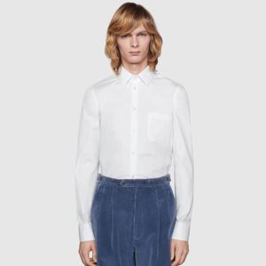 Camisas de diseñador para hombre Ropa de marca Hombres Camisa de vestir de manga larga Estilo Hip Hop Tops de algodón de alta calidad 1045