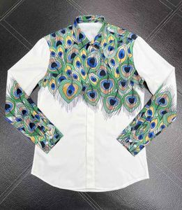 Mens Designer Shirts Merk Kleding Mannen Lange Mouwen Jurk Shirt Hip Hop Stijl Hoge Kwaliteit Katoen 2021Nieuwe Collectie 123