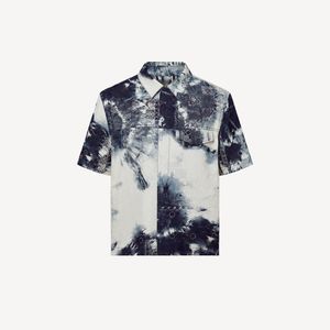Herenontwerper Shirts Brand Kleding Men Short Sleeve overhemd Hip Hop Style Hoge kwaliteit Katoen Tops 16370