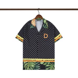 Mens Designer Chemises Marque Vêtements Hommes Shorts Manches Robe Chemise Hip Hop Style Haute Qualité Coton Tops 104157
