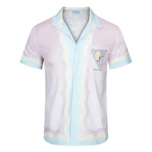 Mens Designer Chemises Marque Vêtements Hommes Shorts Manches Robe Chemise Hip Hop Style Haute Qualité Coton Tops 104171