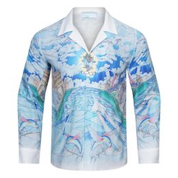 heren designer overhemden casablanc Hawaï overhemden overhemd print patroon camicia unisex button up zoom #yy03