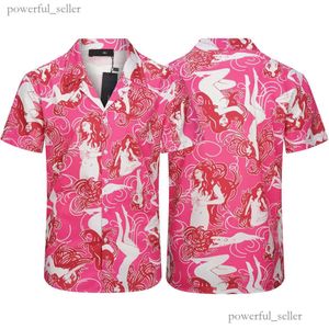 Chemises de créateurs pour hommes Casablanc Hawaii chemises Haikyuu robe chemise impression motif Camicia unisexe bouton Up Hemd 735