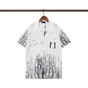 chemises de créateurs pour hommes casablanc chemises hawaïennes chemise imprimée motif camicia bouton unisexe ourlet m-3xl