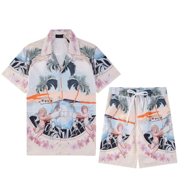Camisas de diseñador para hombres camisas de manga corta de verano Polos estilo playa camisetas transpirables Tees Top Clothing Multi Styles