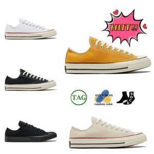 Chaussures de marque pour hommes Top Qualité Toile Casual Toutes les chaussures Sta des années 1970 White Stars Low High 1970 Chuck Chucks Plateforme Nom commun Hommes Femmes Chaussures 70s Sport Sneaker