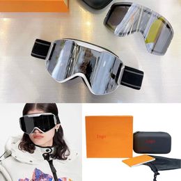 Mentiers de ski de créateurs pour hommes pour femmes lunettes de soleil pour hommes Luxury Grands lunettes de lunettes d'usine avec mode magnétique Cool UV339