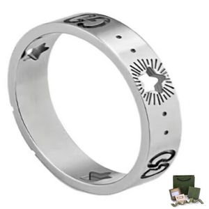 Heren Designer Ster Ring Zilver Vergulde Sieraden Accessoires Geselecteerde Liefhebbers Geschenken Voor Vrouwen Bang Ringen