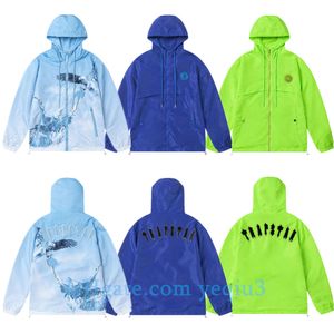 Herenontwerper Streetwear Windscheper Hoodies Sport Jackets Zon Bescherming Kleding Dames Sportkleding Zipper mode dunne jas dragen Outerwe