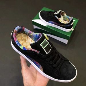 Herenontwerper Suedes Xlargesy Black Graffiti Running Shoes Dames Lage TOPBOARD SCHOENEN Paren Outdoor Casual Sneakers Maat 36-45