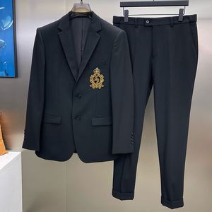 Costumes de créateurs pour hommes Blazers VESTE DE SMOKING EN GRAIN DE Pouder Pour Homme Couture Blazers Pont Hommes Boutonnage Laine Pont Neuf Veste Jour Fête Bureau Look Blazers