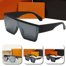 Gafas de sol de diseñador para hombre Moda Dama Gafas de sol para mujer Classic Million Gafas de lujo Color de mezcla Opcional Lis V firma gafas el sol de mujer