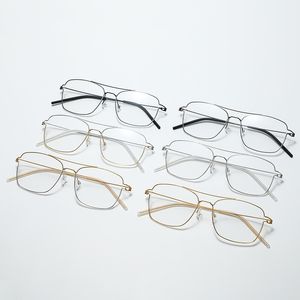 Heren Designer Zonnebril Mode Zonnebril Frames roestvrij bril frame voor dames