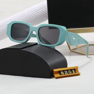 Gafas de sol de diseñador para hombre para mujeres Luxury Adumbral Summer Beach Sun Shedade Gases polarizadas UV400