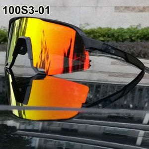 Lunettes de lunettes de soleil pour hommes, vélo de montagne 100% S3, Myopie du vent UV, disponible avec des verres à cyclisme à changement de couleur