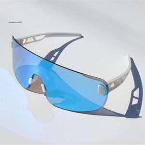 lunettes de soleil design pour hommes Nouvelles lunettes de cyclisme coupe-vent, lunettes de soleil de course colorées à la mode, vélo pour hommes et femmes, sports à grand cadre