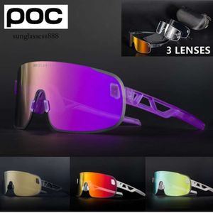 Lunettes de soleil de designer pour hommes POC New Elicit Clarity Lunettes Sports de plein air Cyclisme Lunettes de soleil résistantes aux UV 182