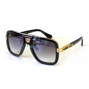 Lunettes de soleil de créateurs pour hommes Femmes Sungass Polarize Grand Bem D1ta Surdimension Big Frame Metal Gold Silver Black Beam Eyeglass Luxury B288N