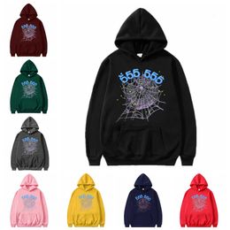 Pull de designer pour hommes Sp5der Sweat à capuche pour femme 555 555 Angel Sweat à capuche Hommes Tissu lourd Spider Web Sweatshirts Lady Outdoor Street Hip Hop Sweat à capuche S-3XL