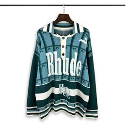 Pulls de créateurs pour hommes Retro Classic Fashion Cardigan Sweatshirts Sweater LETTER MEN BRODERIE COU ROND JUMPERA 444