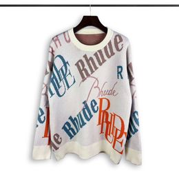 Herenontwerper Sweaters Retro Classic Fashion Cardigan Sweatshirts Men Sweater Letter Borduurwerk Ronde Hals Comfortabel Jumpera39